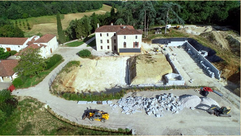 La Garde, chantier de l'Abbaye